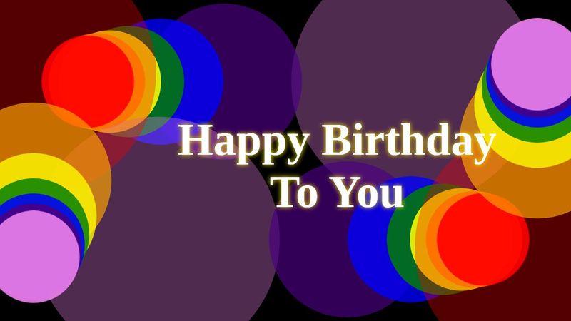 Happy Birthday using HTML CSS