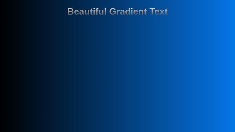 CSS Gradient Text