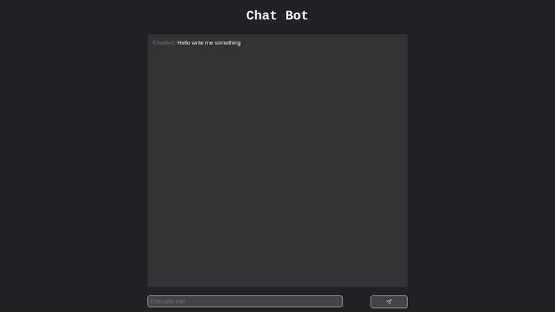 Chat Bot on JavaScript