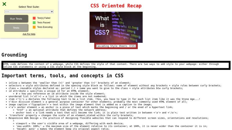 Tribute Page Project