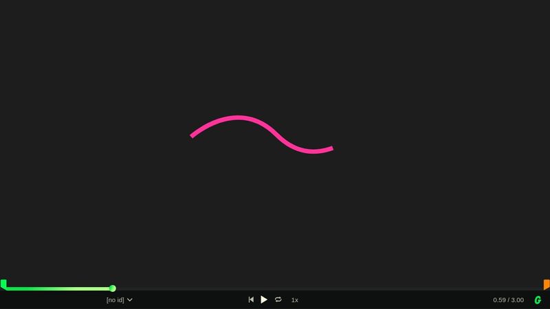 CodePen Home stroke animation on unknown length