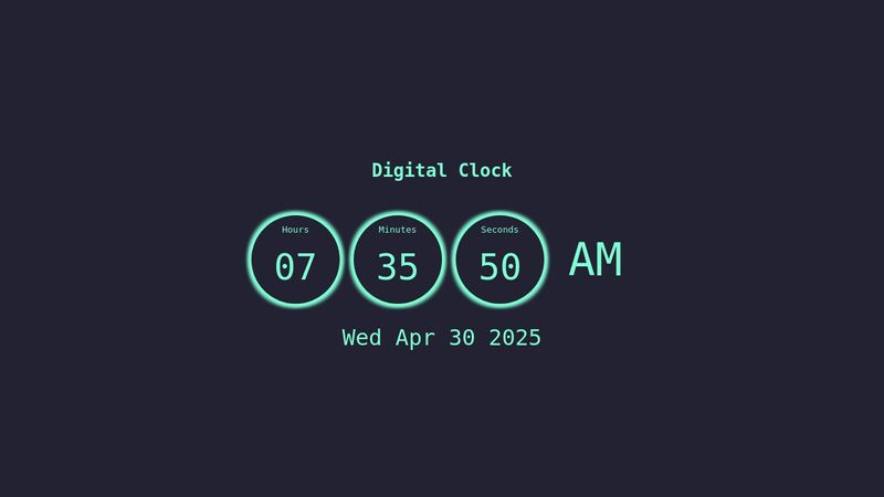 Digital Clock with Javascript