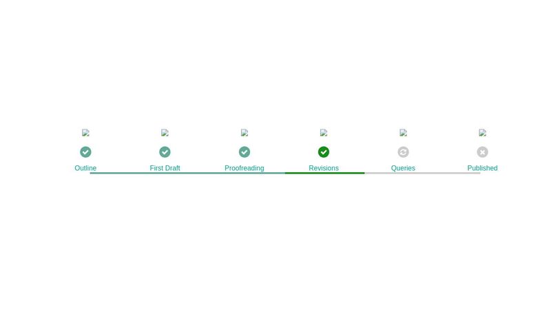 Horizontal Timeline Step Progress Bar