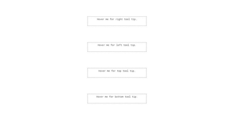 Tooltips - HTML/ CSS