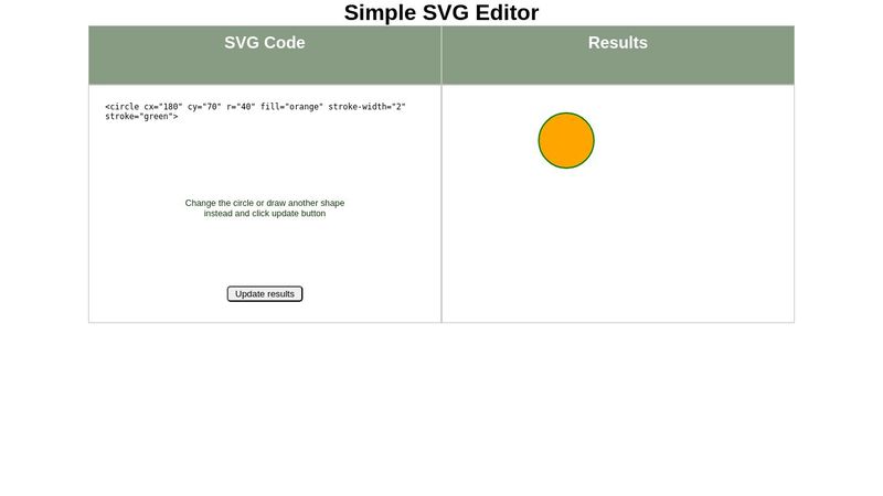 Simple SVG Editor