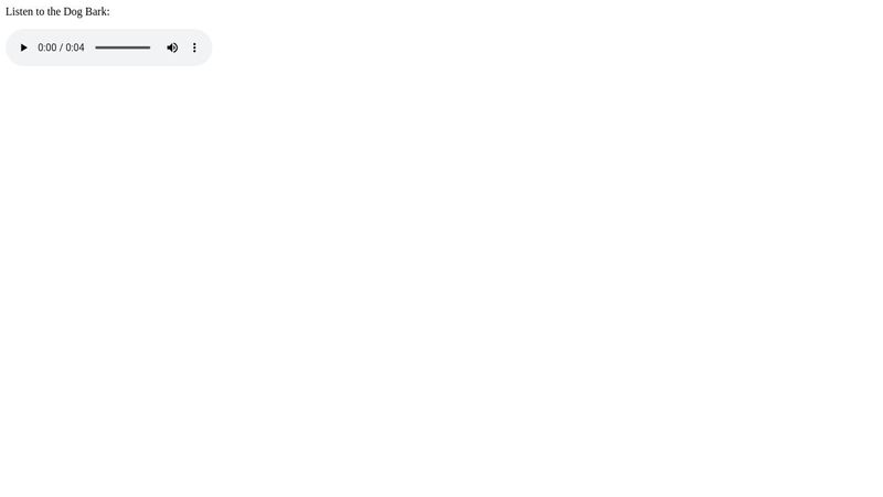 HTML autoplay attribute example