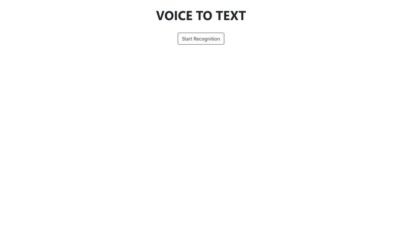 VOICE TO TEXT HTML,CSS AND JS