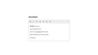 Word Editor