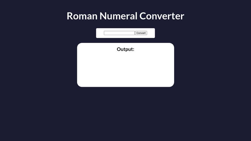 roman-numeral-converter-freecodecamp-project