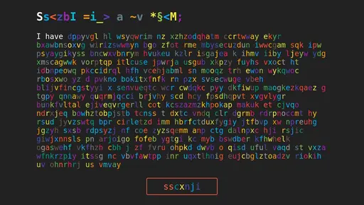 Random Text - CSS Art