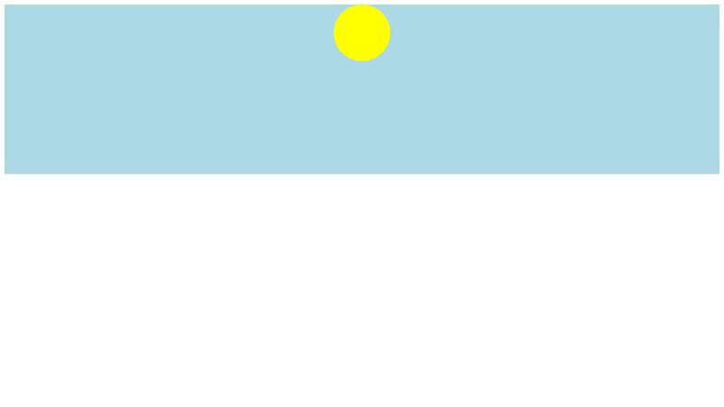 sun-rise CSS animation