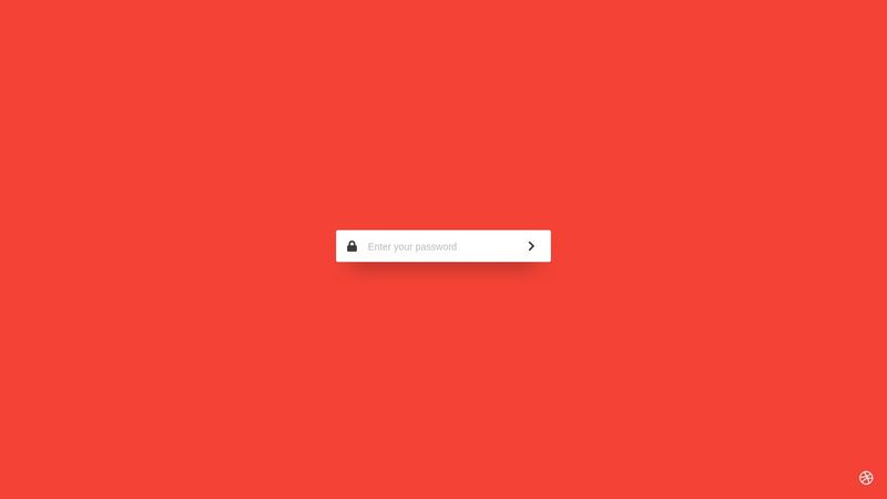 Password Error Animation