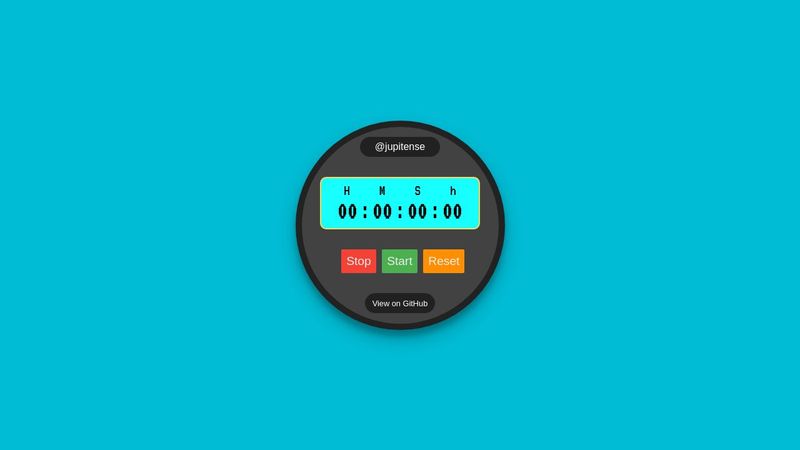 Javascript Chronometer
