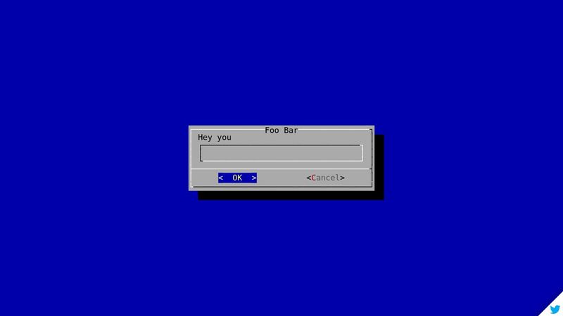 Text based Input Dialog Box