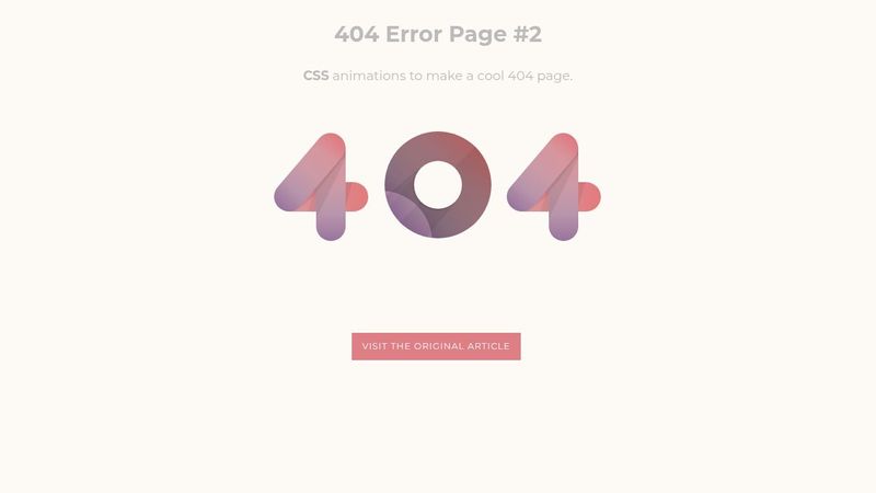 404 Error Example #2