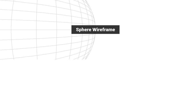 Three.js Sphere Wireframe Animation 02