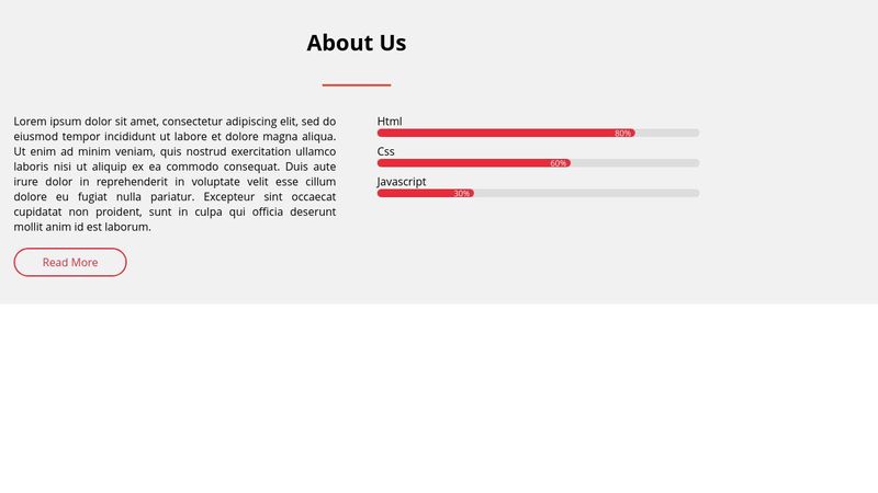 Responsive About Us Section Using Only HTML & CSS