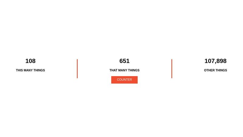 Javascript Animated Counter