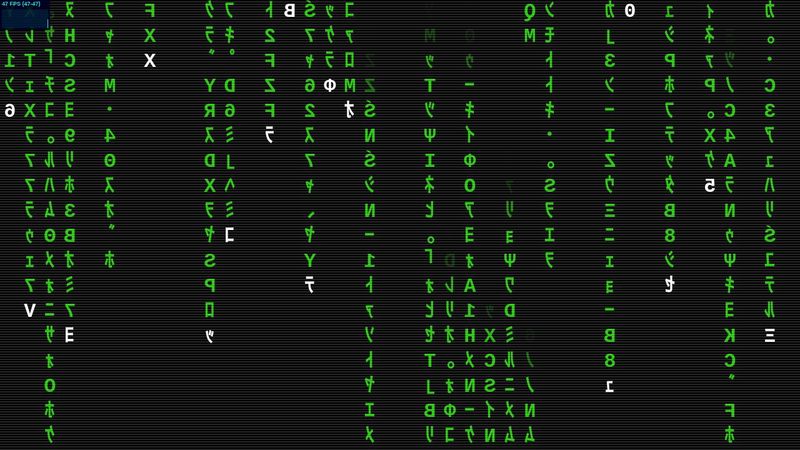 Digital Rain with CSS Grid and color animation