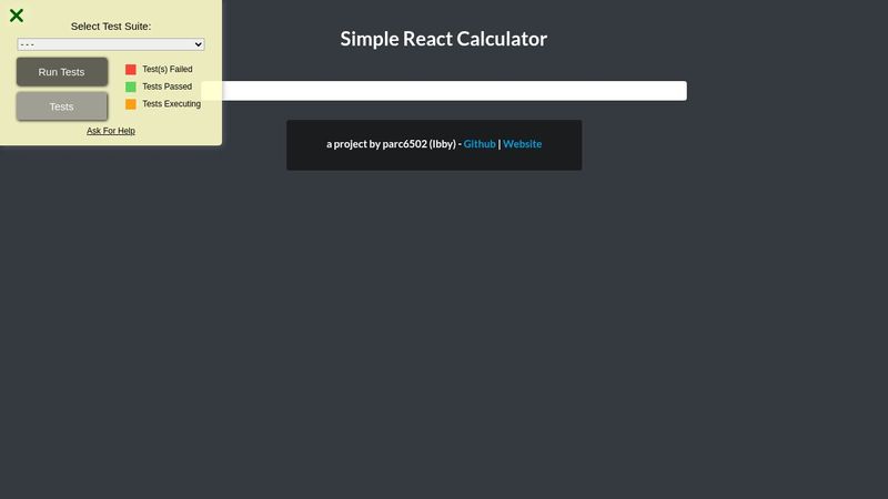 Simple React Calculator