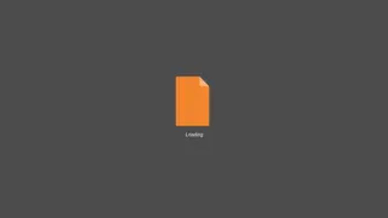 HTML/CSS Document loader