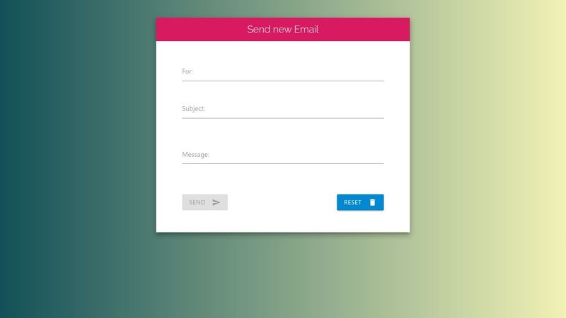 Simple email form