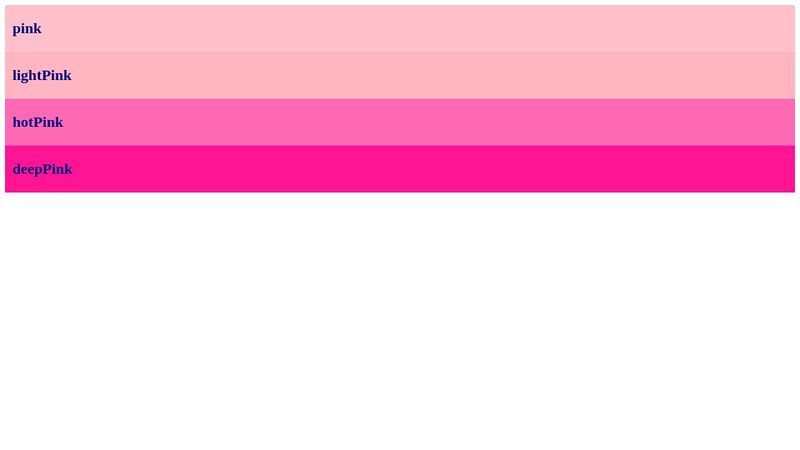 Pink! (CSS-style)