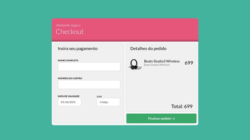 Checkout basic html/css