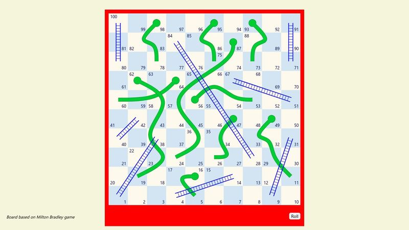 Snakes and Ladders D3.js