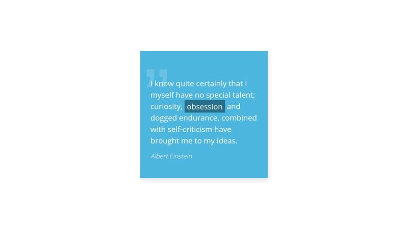 Responsive Quote Card with Tooltip (CSS Only)
