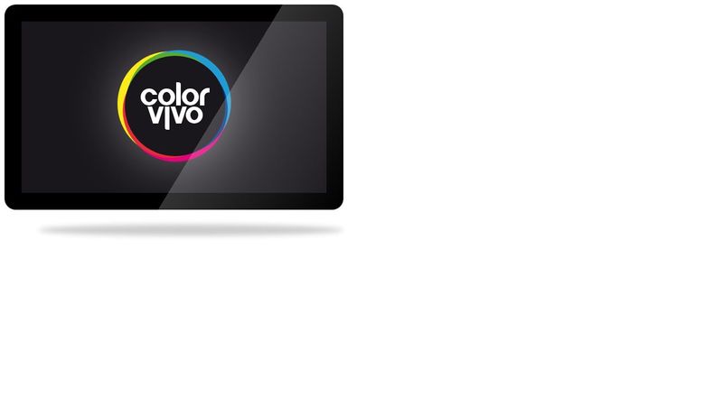 Colored round logo - pure html and css