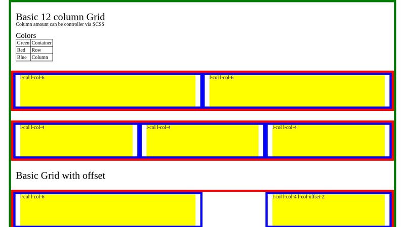 Flexbox based CSS Grid (with overflow and border-box)