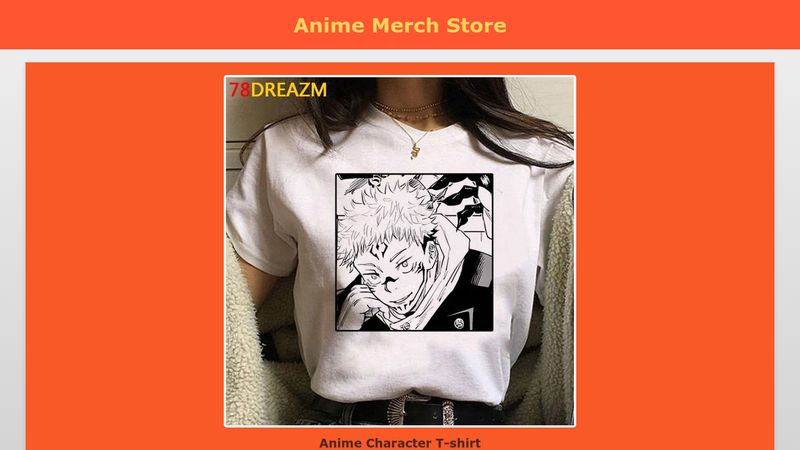 Anime merch site