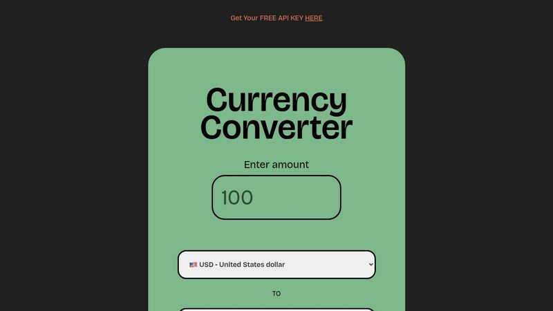 Javascript Currency Converter