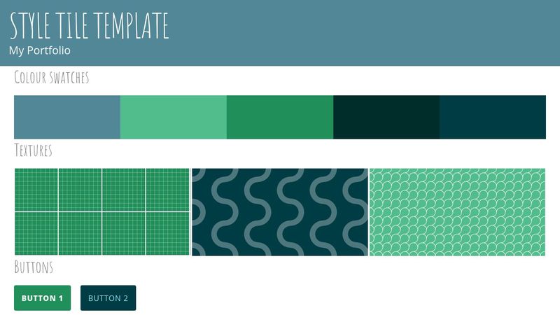 Style tiles with CSS