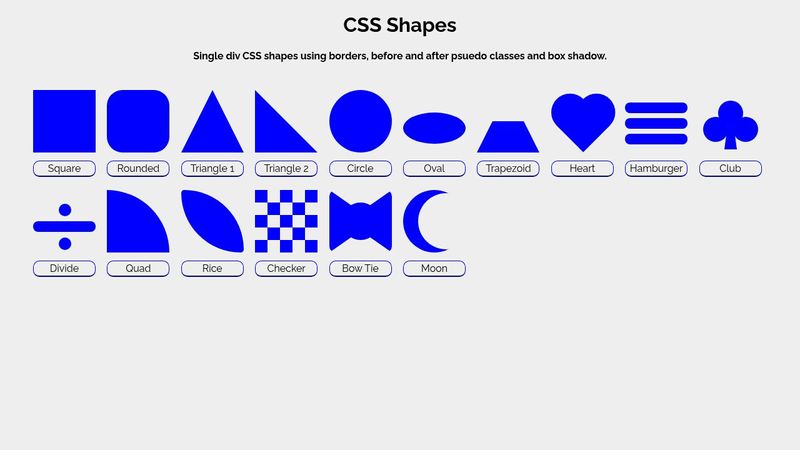 CSS shapes