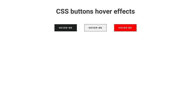 Hover Buttons