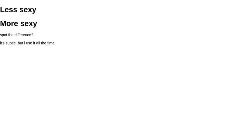 Sexy Text Rendering in CSS