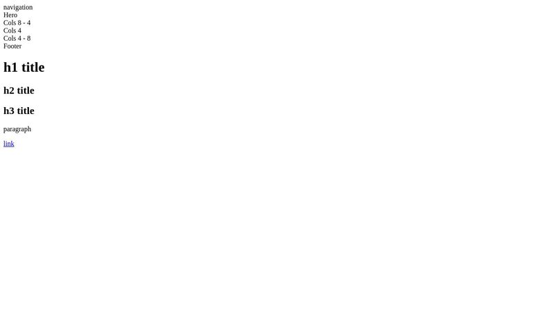 CSS Layout - pure HTML without reset or CSS image.