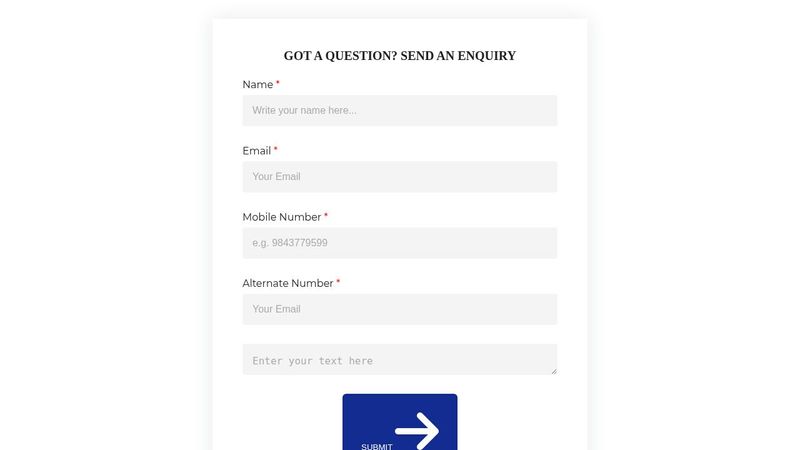Enquiry Form
