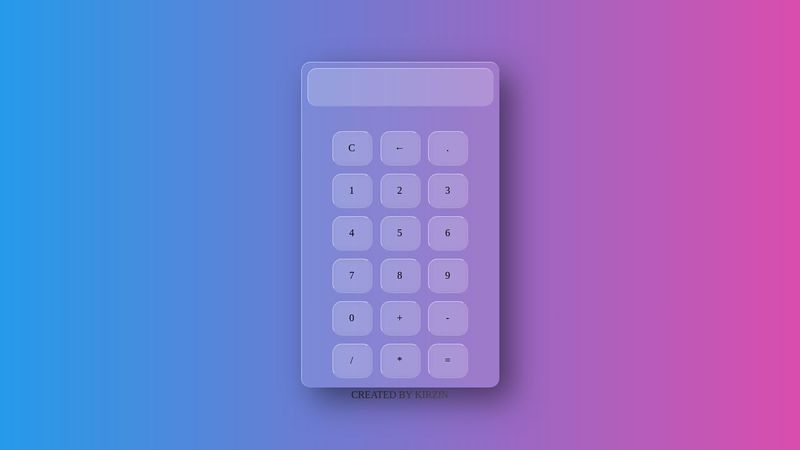 CSS CALCULATOR DESIGN