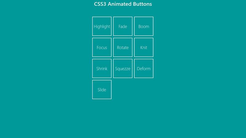 [CSS3] Animated Buttons