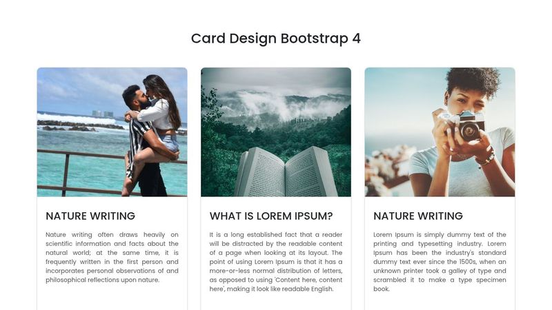 Card - Bootstrap 4