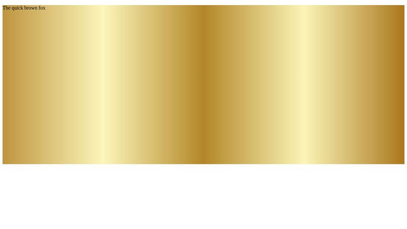 Gold Effect with CSS