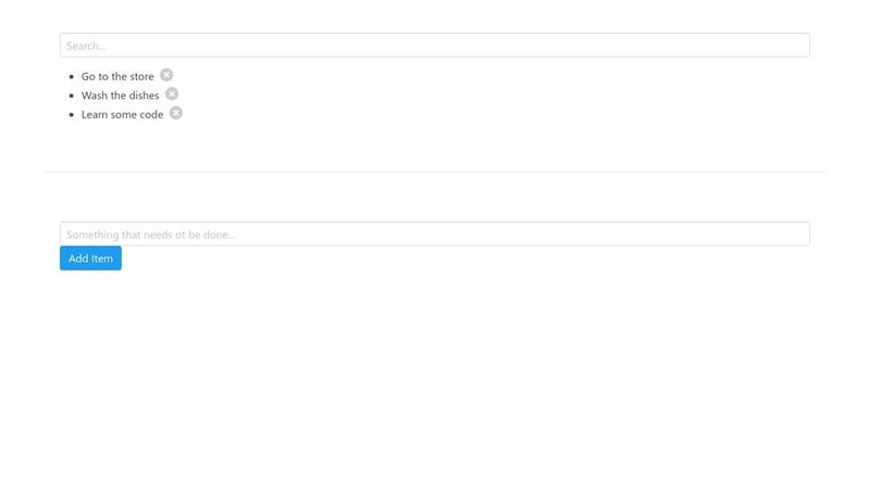 React Search Bar