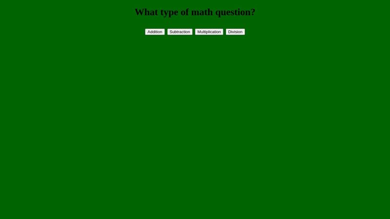 Math Question Generator