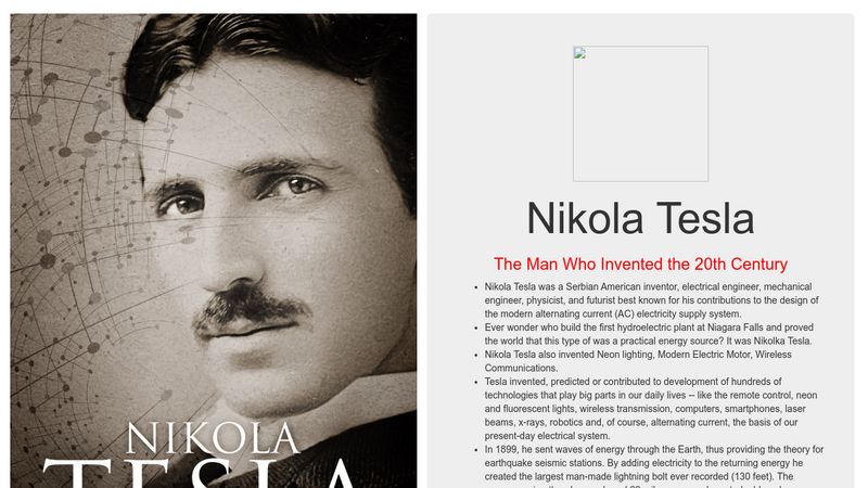 Nikola Tesla: A Tribute