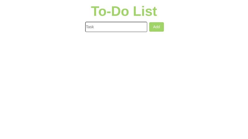 To-Do List - JavaScript