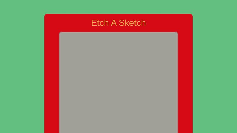 JavaScript Etch A Sketch