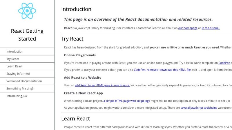 React Getting Started